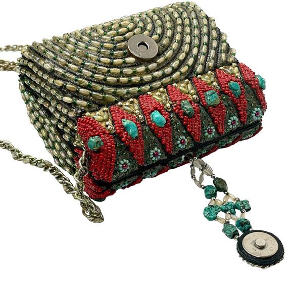 Mary Frances Rare Beaded Shoulder Bag - Picture 9 of 13